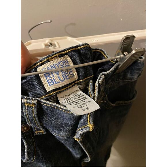 Canyon River Blues Dark Wash Jean Shorts Size 8 Regular - Picture 3 of 3